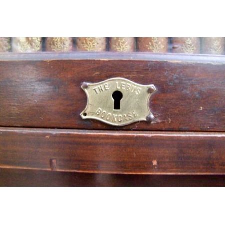 Antikes Mahagonibücherregal, Barrister Bookcase,  verglast, stapelbar von 1920