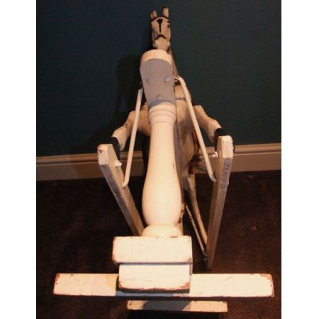 Antikes Massivholz Schaukelpferd ca 1930