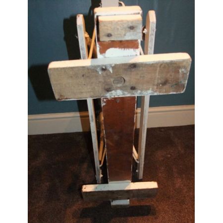 Antikes Massivholz Schaukelpferd ca 1930