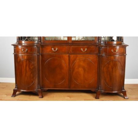 Antiker viktorianischer Mahagonibücherschrank aus Mahagoni aus dem 19. Jahrhundert