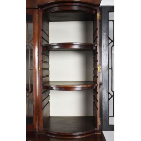 Antiker viktorianischer Mahagonibücherschrank aus Mahagoni aus dem 19. Jahrhundert