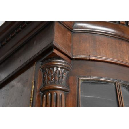 Antiker viktorianischer Mahagonibücherschrank aus Mahagoni aus dem 19. Jahrhundert