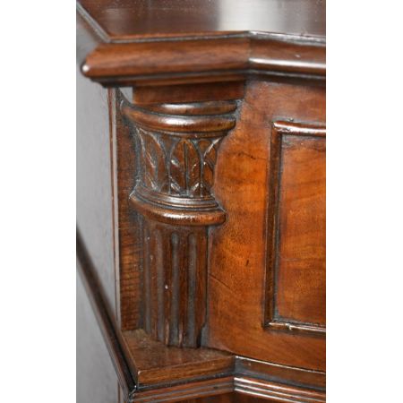 Antiker viktorianischer Mahagonibücherschrank aus Mahagoni aus dem 19. Jahrhundert