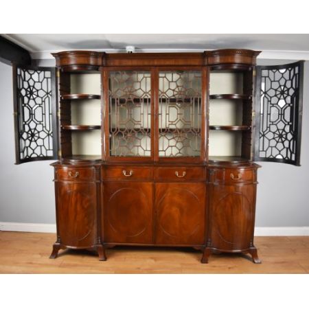 Antiker viktorianischer Mahagonibücherschrank aus Mahagoni aus dem 19. Jahrhundert