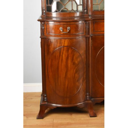 Antiker viktorianischer Mahagonibücherschrank aus Mahagoni aus dem 19. Jahrhundert