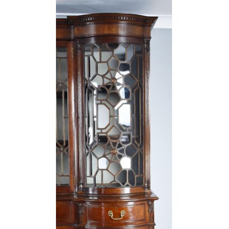 Antiker viktorianischer Mahagonibücherschrank aus Mahagoni aus dem 19. Jahrhundert