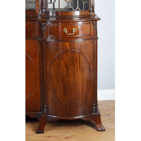 Antiker viktorianischer Mahagonibücherschrank aus Mahagoni aus dem 19. Jahrhundert