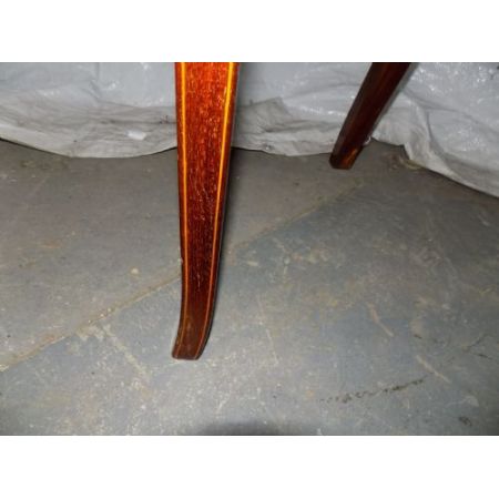 Antikes Paar edwardianischer Mahagoni-Eckstühle