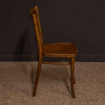 Paar antiker Thonet Bugholzstühle, 1920 