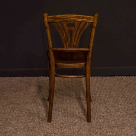 Paar antiker Thonet Bugholzstühle, 1920 