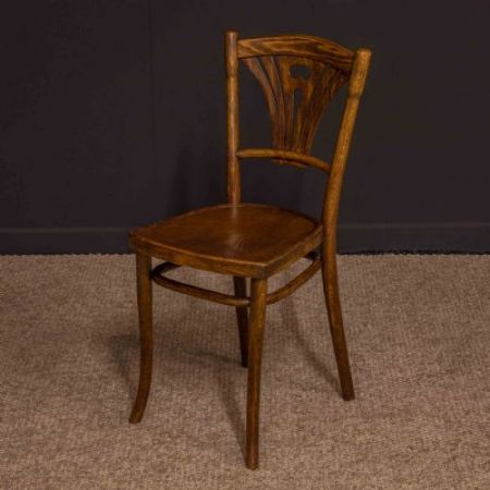 Paar antiker Thonet Bugholzstühle, 1920 
