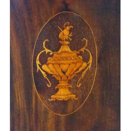 Antiker edwardian Art Nouveau Mahagoni-Damenschreibtischstuhl, Lady's Desk Chair