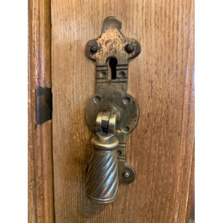 Viktorianischer Eschenholz Kleiderschrank Massivholz antik ca 1890