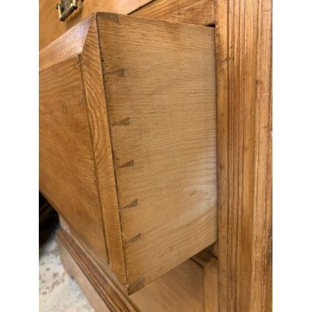 Viktorianischer Eschenholz Kleiderschrank Massivholz antik ca 1890