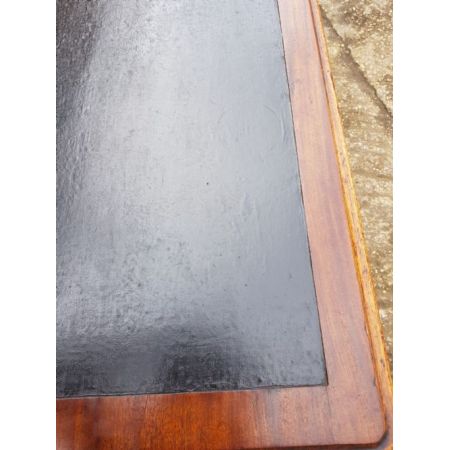 Viktorianischer Mahagoni Schreibtisch Massivholz antik ca 1880