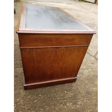 Viktorianischer Mahagoni Schreibtisch Massivholz antik ca 1880