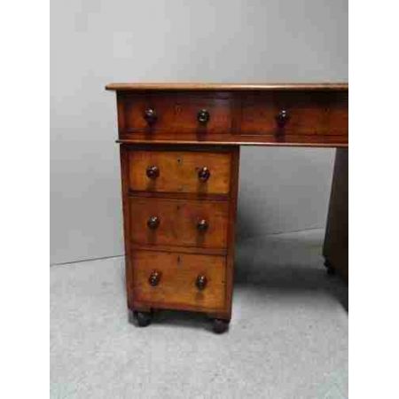 Mahagoni Schreibtisch Massivholz antik ca 1850