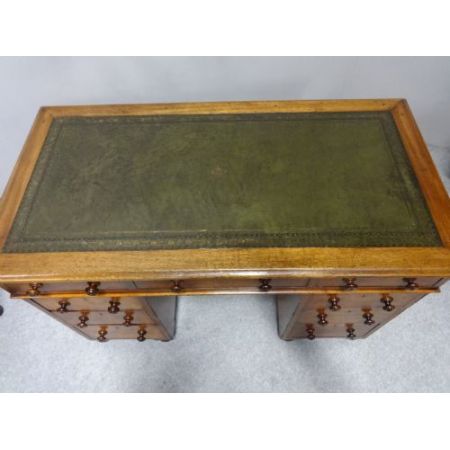 Mahagoni Schreibtisch Massivholz antik ca 1850