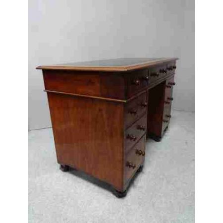 Mahagoni Schreibtisch Massivholz antik ca 1850