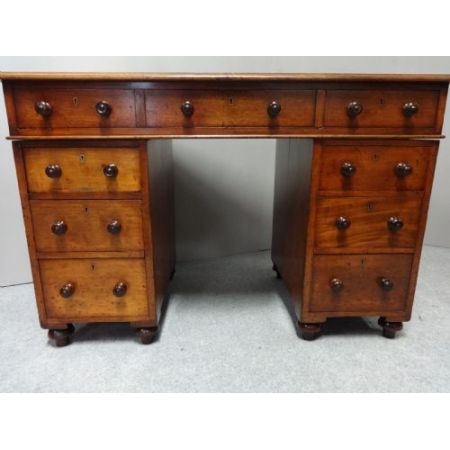 Mahagoni Schreibtisch Massivholz antik ca 1850