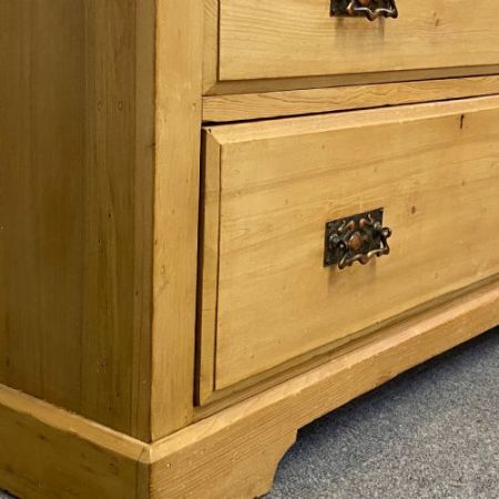 Antike englisch edwardianische Kieferkommode 