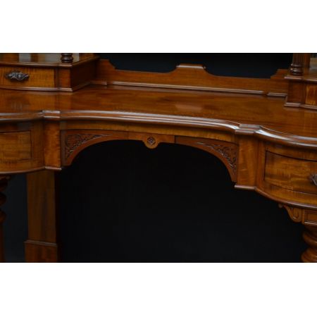 Antiker viktorianischer "Duchess" Mahagonischminktisch, ca 1870