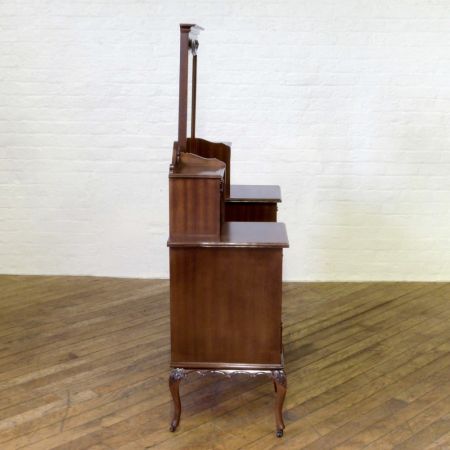 Antiker viktorianischer Mahagoni-Schminktisch