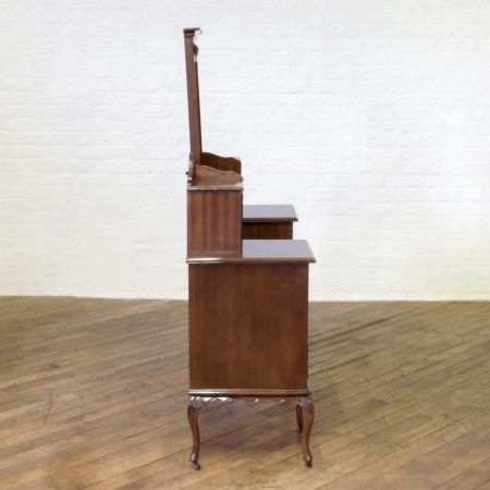 Antiker viktorianischer Mahagoni-Schminktisch