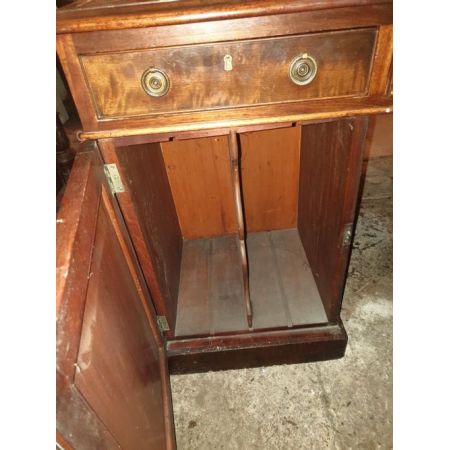 Antiker Mahagoni Partner's Desk, Mahagonischreibtisch aus dem 19. Jahrhundert