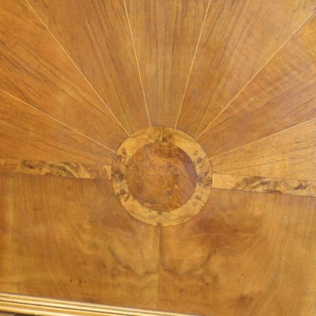 Antikes Paar edwardianischer Mahagonibetten von 1910