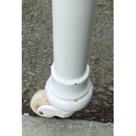 Antikes viktorianisches Bettgestell aus Messing und Eisen