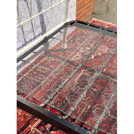 Antikes viktorianische Messingbett 