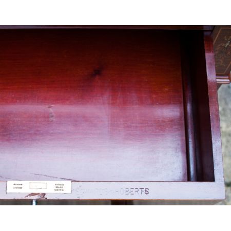 Antiker edwardianischer Rolltisch / Zylinderschreibtisch von "Edwards & Roberts"