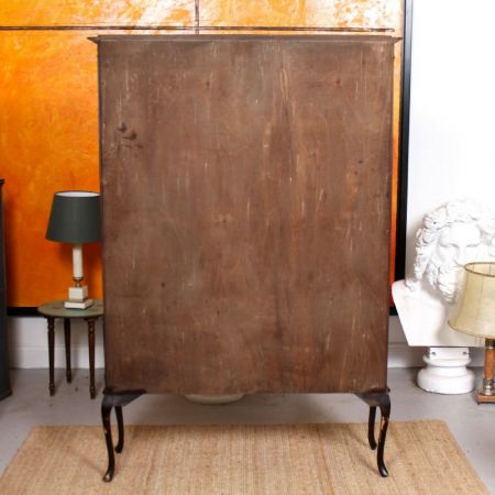 Verglaste Vitrine Glasvitrine Mahagoni englisch antik ca. 1890