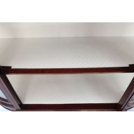 Antike edwardianische Mahagonivitrine von 1900