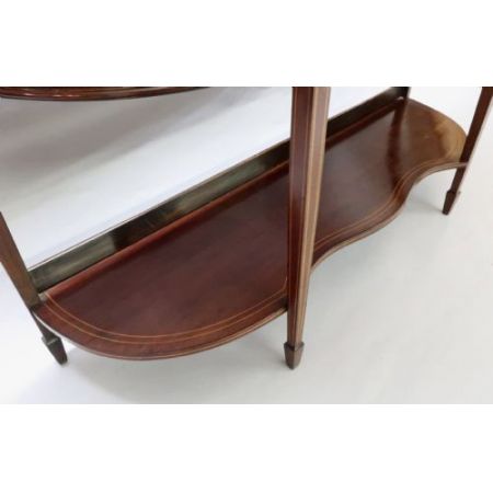 Antike edwardianische Mahagonivitrine von 1900