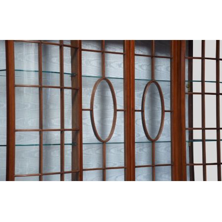 Antike Mahagonivitrine von 1910