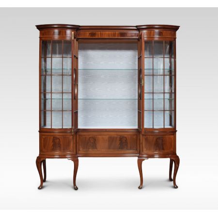 Antike Mahagonivitrine von 1910