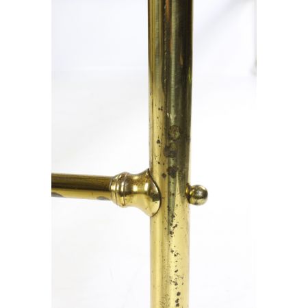 großes viktorianisches Messingbett von Hoskins & Sewell um 1890