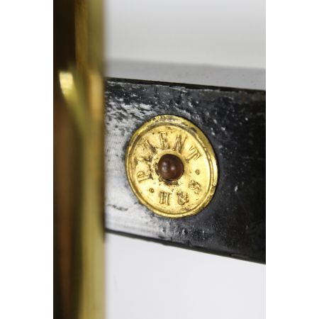 großes viktorianisches Messingbett von Hoskins & Sewell um 1890