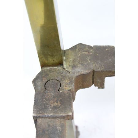 Antikes edwardianisches Messing Doppelbett  von 1900