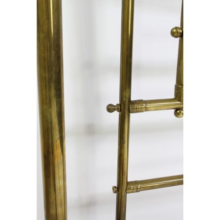 Antikes viktorianisches Messing Einzelbett von Shoolbred