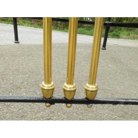 Viktorianisches Messing Bettgestell Eisen antik ca 1880