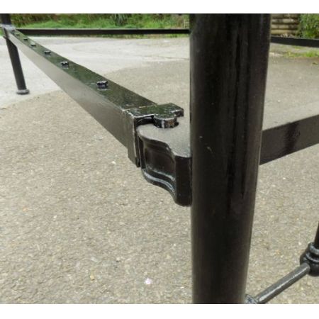 Viktorianisches Messing Bettgestell Eisen antik ca 1880