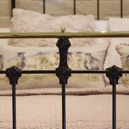 Viktorianisches Messing Bettgestell Eisen antik ca 1890