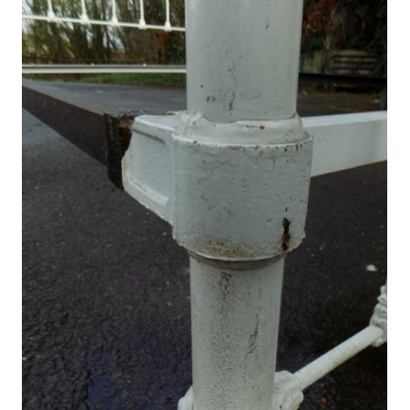 Viktorianisches Eisen Bettgestell Messing antik ca 1880