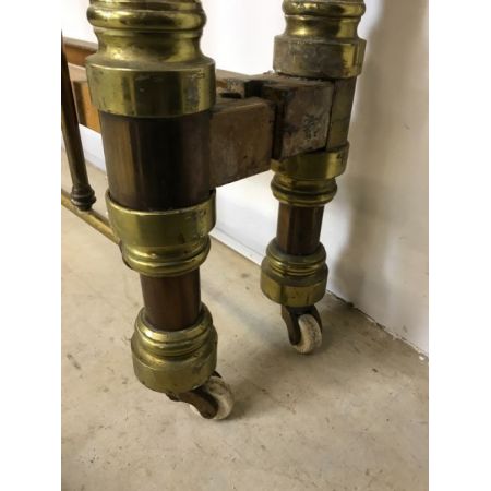 King Size Messing Bettgestell antik ca 1900