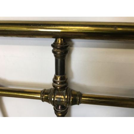 King Size Messing Bettgestell antik ca 1900