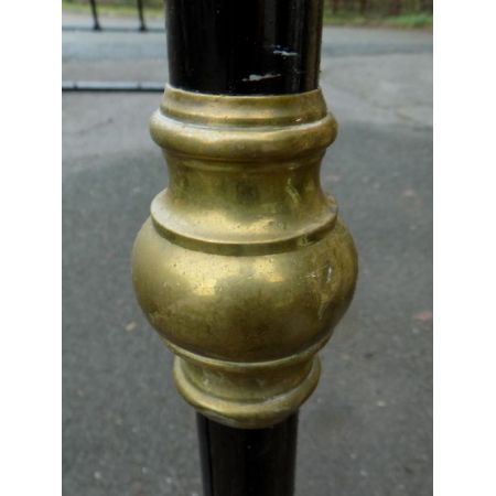 Viktorianisches Eisen Besttgestell Messing antik ca 1880