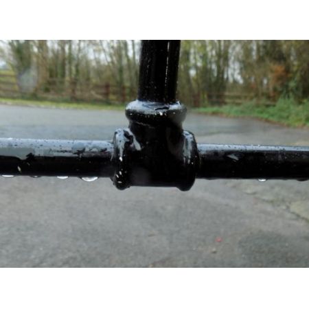 Viktorianisches Eisen Besttgestell Messing antik ca 1880